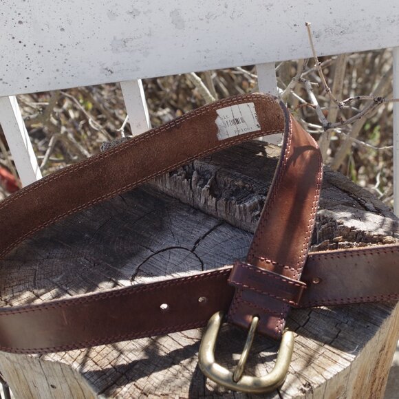 Kids Brown Leather Kettle Creek Belt - Picture 4 of 8